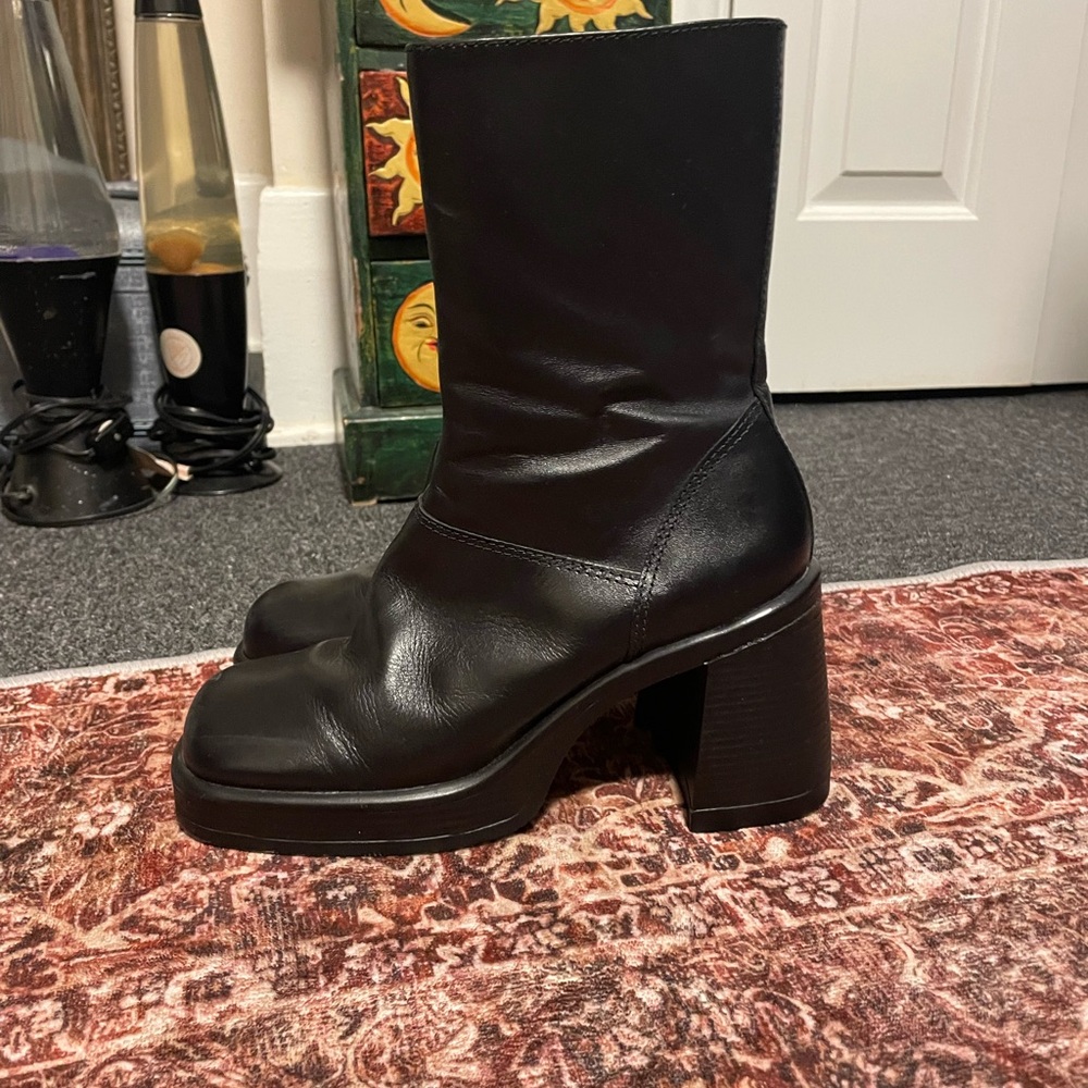 Steve Madden Fantasie Black Heeled Boots